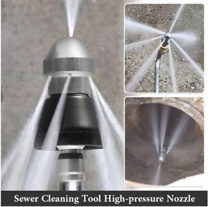 Sewer Cleaning Tool High-pressure Nozzle,5000psi High-pressure Sewer PipeCleaner