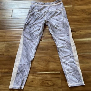 Calia By Carrie Underwood Womens M Leggings Grey And Peach Mesh Side Pockets - Picture 1 of 7