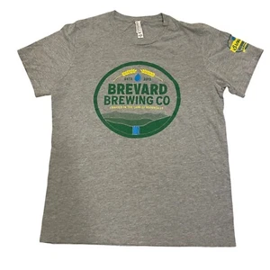 Canvas Brevard Brewing Co. Beer Graphic Tee Crafted in Land of Waterfalls Mens M - Picture 1 of 9