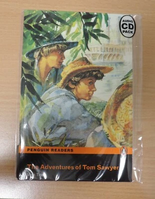 Penguin Readers Level 1 The Adventures of Tom Sawyer Book & Audio CD SK024 BB 16 - Image 1 of 3