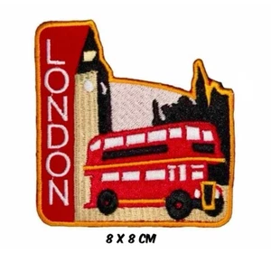 London Historic City Bus Embroidered Sew/Iron On Patch Badge Shirt/Jeans - Picture 1 of 1