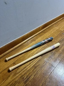 The Curse Reversed Boston Base Ball Bat Mini Bundle Lot Of 2 ( One Of A Kind! ) - Picture 1 of 24
