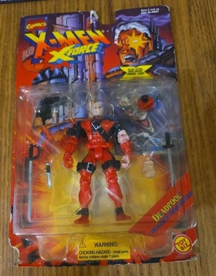 Marvel Toybiz X-Men X-Force Deadpool 1995 de colección desenmascarado nuevo en caja como nuevo Foto 1 de 4