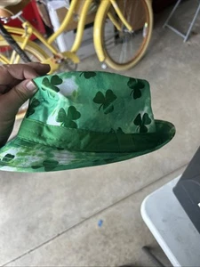 NEW St Patricks Day One Size 14yrs+  Fedora Hat Green Irish Costume Accessories - Picture 1 of 5
