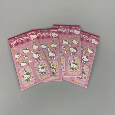 VTG Sanrio HELLO KITTY 2 Sticker Sheets Pink 2004 Lot Of 4 - Image 1 of 2