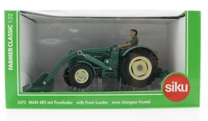 SIKU FARMER CLASSIC 3472 MAN 4R3 mit Frontlader 1:32 Neu in OVP Traktor Modell - Picture 1 of 4
