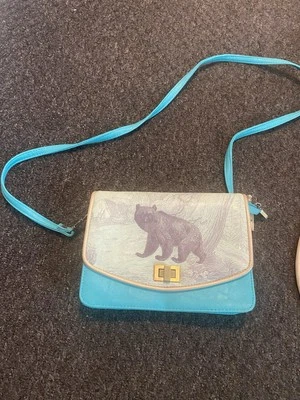 Heritage and Harlekin Tasche blau türkis Damengröße Small Katastrophendesigns Bär - Bild 1 von 2