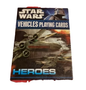 Star Wars Vehicles Playing Cards New Sealed Cartamundi 55 Vehicles 6 Films - Picture 1 of 3