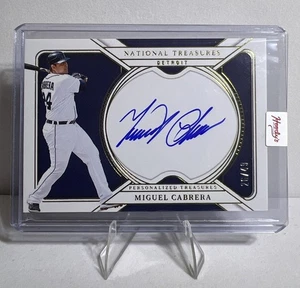 2025 National Treasures #PT-MCB MIGUEL CABRERA Auto Personalized Treasures /49 - Picture 1 of 2