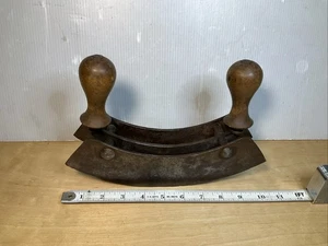 Antiker GUSSSTAHL Guss Stahl Doppelmesser Häcksler #250 - Bild 1 von 14