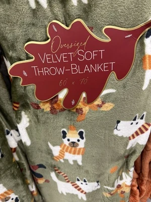 "Manta de felpa para perros 50x70"" perro PUG Y MÁS CACHORROS"  Foto 1 de 2