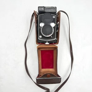 Vintage Yashica Mat EM Yashinon 1:3.2 f=80mm Copal MXV TLR Kamera schwarz - Bild 1 von 10