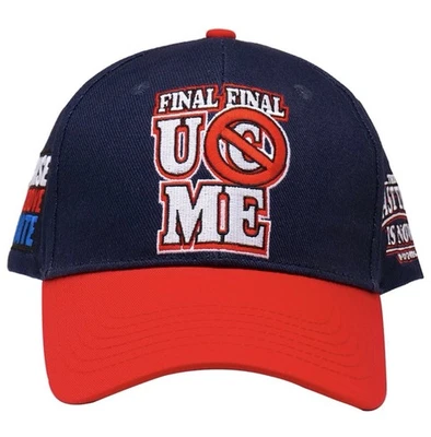 ÚLTIMO PARTIDO John Cena Farewell Tour 2025 Washington D.C. Sombrero Ajustable Azul Marino/Rojo Foto 1 de 4
