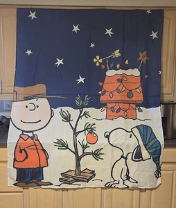 Snoopy & Charlie braun 72 x 58 in Frohe Weihnachten einseitiges Banner groß - Bild 1 von 8