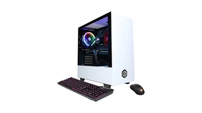CyberPower Gaming Desktop i7-11700F 16GB RAM 1TB SSD NVIDIA RTX 3070 White - Image 1 of 4