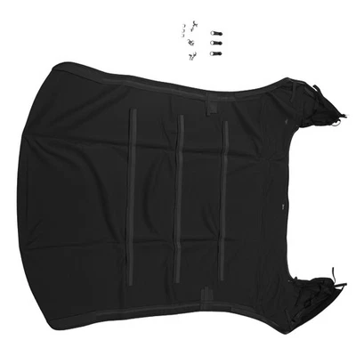 Black PVC Convertible Soft Top for Mercedes-Benz CLK W209 3.0L 2004-2009 - Image 1 of 4
