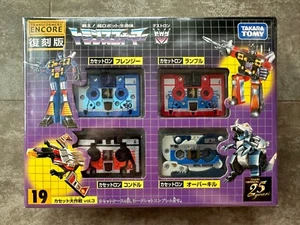 G1 Takara Tomy Transformer Cassette E-hobby Reissue Encore 19 Vol.3 MISB New - Picture 1 of 8