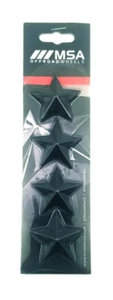 Set of 4 Black MSA Off-Road Wheels Center Cap Stars fits All MSA-CAP Styles - Picture 1 of 3