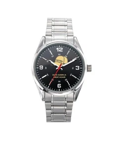 MAGA Donald Trump 42mm Men's Quartz Watch, 100M WR Stainless Steel case&bracelet - Picture 1 of 1