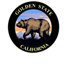 Golden State California Bear Car Truck Window Bumper Die Cut Vinyl Decal Sticker