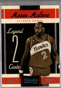 2010-11 Classics Timeless Tributes Platinum #127 Moses Malone /25  - Picture 1 of 1
