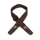 New - Lock-It Straps Professional Gig Series 2" Brown Poly Strap, Locking Ends