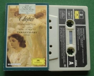 Great Composers 3 Chopin Piano Recital Tamas Vasary Cassette Tape - TESTED - Picture 1 of 2