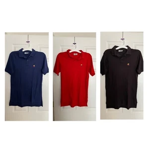 Vintage 90s Apple Embroidered Logo Made In USA Polos Sz S - Picture 1 of 8