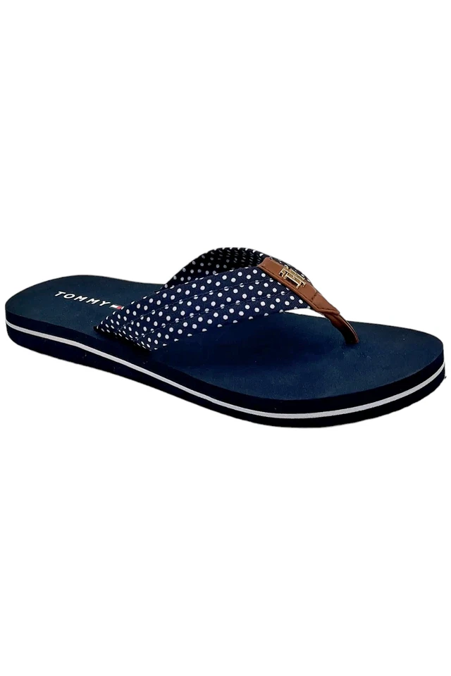 Sandálias Candis Femininas Tommy Hilfiger Azul Marinho - Imagem 1 de 1