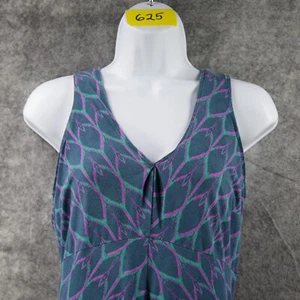 North Face Kleid Damen klein blau Geo Akeelah Neckholder Regal BH Tasche Athleisure - Bild 1 von 12
