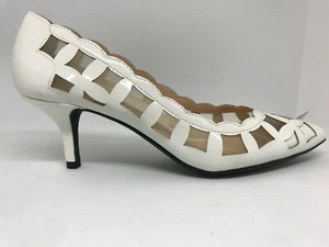 J.Renee Women's Winda Dress Pump, White, 8M US - Picture 1 of 3
