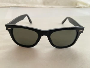 Vintage Bausch + Lomb Covers W1871 Sunglasses Black - Picture 1 of 7