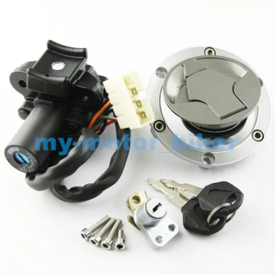 Interruptor de llave de encendido bloqueo de tapa de gas combustible para Kawasaki EX300 Ninja 300 2013-2017 Foto 1 de 4