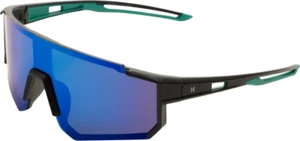Hurley Semi-Rim Shield polarisierte Sonnenbrille neu mit Etikett schwarz/verspiegelt - #47263-SUN2 - Bild 1 von 1