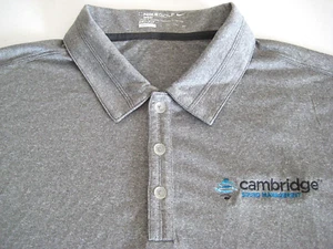 NWT- NIKE GOLF SPORT DRI-FIT Men's Gray Polo Size 3XL 100% Polyester "cambridge" - Picture 1 of 10