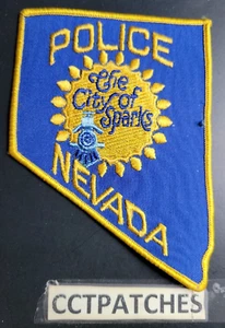 CITY OF SPARKS, NEVADA POLICE STATE SHAPE SHOULDER PATCH NV - Picture 1 of 2