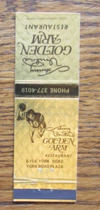 FOOTBALL: QB JOHNNY UNITAS (BALTIMORE COLTS & SAN DIEGO CHARGERS) MATCHBOOK -C9 - Picture 1 of 2
