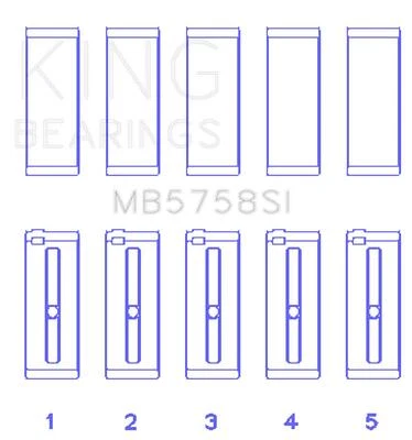 Juego de rodamientos principales King para Mini Cooper 2007 (STD) Foto 1 de 4