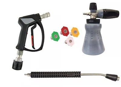 MTM HYDRO ITALY S/S MTM SGS35 Swivel Trigger Karcher K-Series Inlet & PF22.3 500mm Lance Nozzle