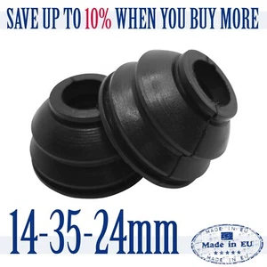 2 X Universal High Quality Rubber 14 35 24 Tie Rod End and Ball Joint Dust Boots - Picture 1 of 4
