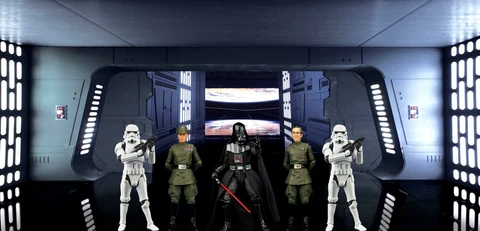 Star Wars Hasbro Kenner Black Series 6" 3.75" Action Figure Diorama Backdrop #1 Cover