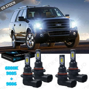 Faros LED bombillas para Ford Expedition Explorer 2003 2004 2005 bajos y altos - Imagen 1 de 12