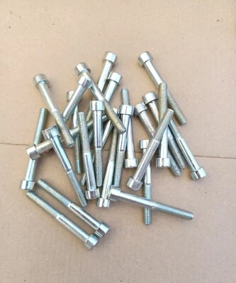 N°25 VITI M.6X50 CILINDRICHE SEDE A BRUGOLA ACCIAIO ZINCATO 8.8 (VEDI MISURE). - Immagine 1 di 4