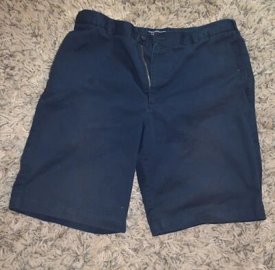 Pantalones cortos Lands End 38 azul marino frente plano para hombre Foto 1 de 3