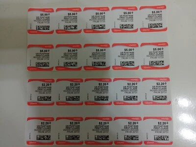 Discount Stamps  Low Prices 30 Each!!! $1.00 $1.55 $2.20 $5.00 Two Day Shipping. - Image 1 of 2