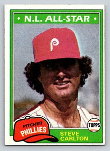 1981 Topps #630 Steve Carlton (ref 176959)