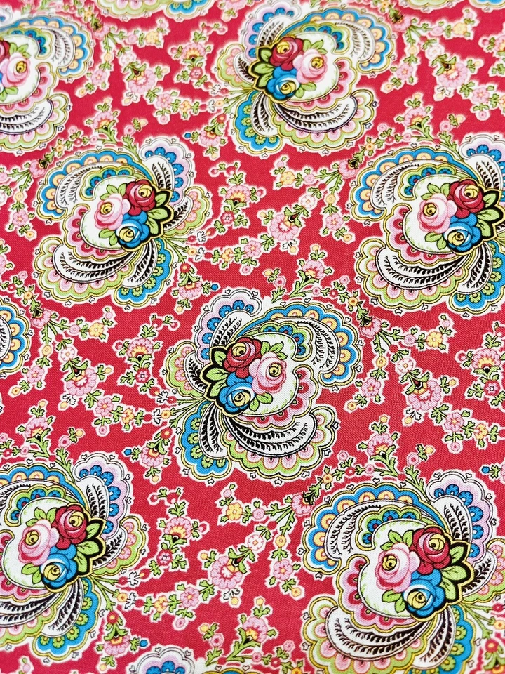 Ткань QT Rose Terrace Pink Fat Eighth (9x21) - Изображение 1 из 1