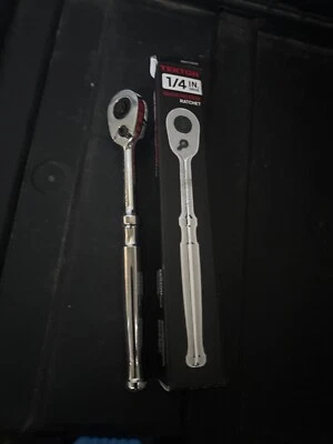 TEKTON 1/4-Inch Drive x 6-Inch 90 TOOTH Quick Release Ratchet, SRH11006 - Image 1 of 2