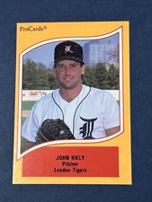 1990 ProCards A & AA Minor League Stars John Kelly #18 London Tigers
