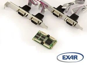 MiniPCIe Card - COM RS232 - 4 PORTS - Mini PCI Express - EXAR 17V354 - Picture 1 of 2